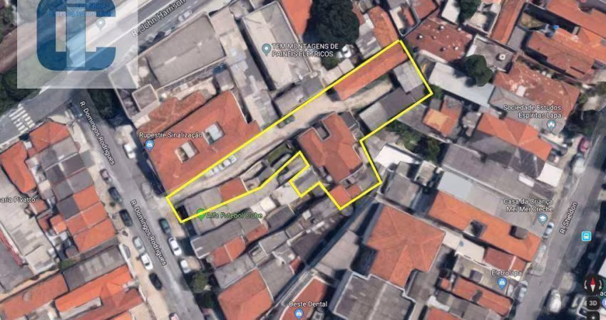 Área à venda, 970 m² por R$ 3.500.000,00 - Lapa - São Paulo/SP
