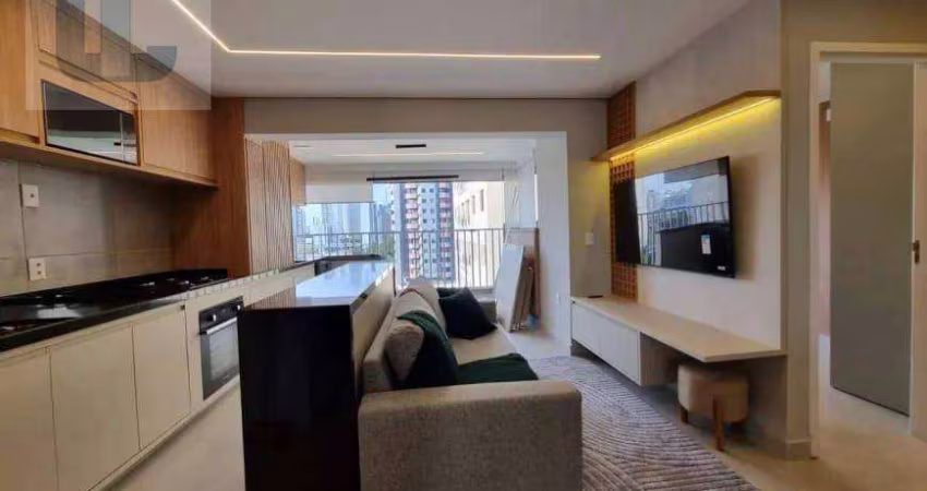 Apartamento com 2 dormitórios para alugar, 59 m² por R$ 7.200/mês - Campo Belo - São Paulo/SP