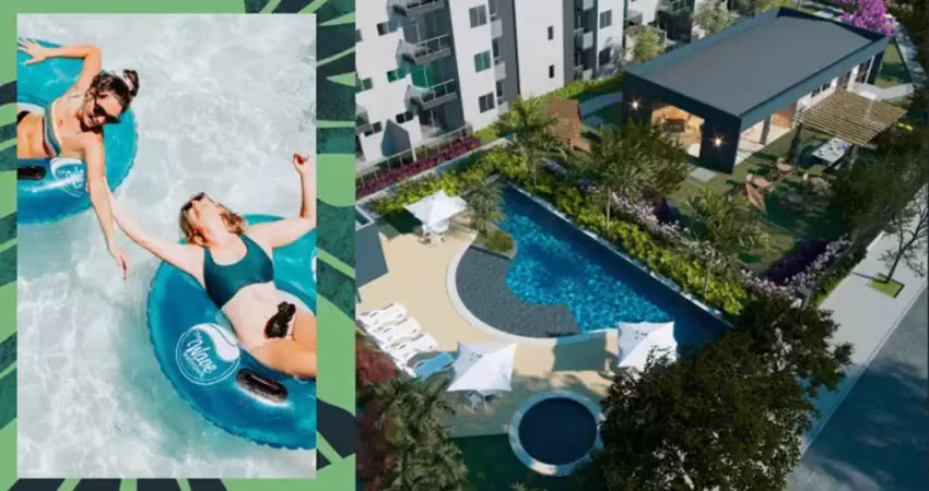 Condominio club com 02 quartos sendo 1 suíte / lazer completo em recife