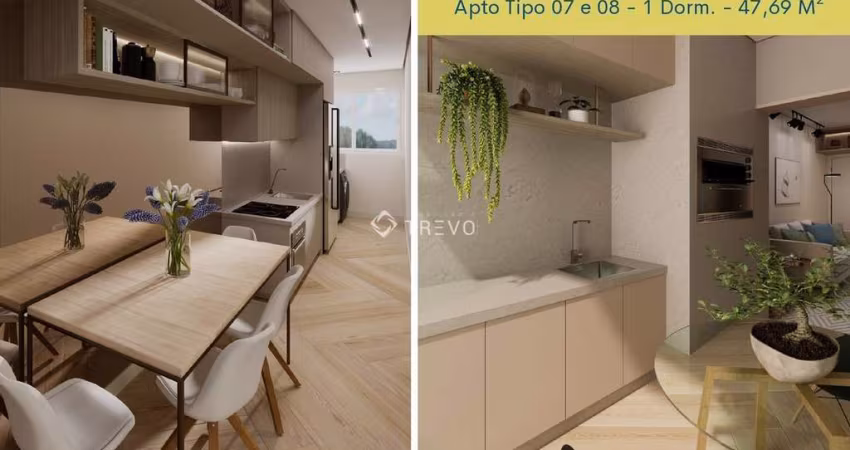 LANÇAMENTO! APARTAMENTO 1 DORMITÓRIO EM FRENTE A PRAIA EM BERTIOGA/SP