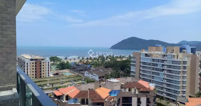 Apartamento locação anual 2 dorm. com vista para o mar e serra em bertioga/sp