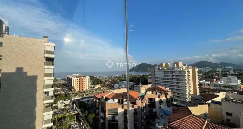 Apartamento à venda 2 dormitórios com vista para o mar e serra em bertioga/sp