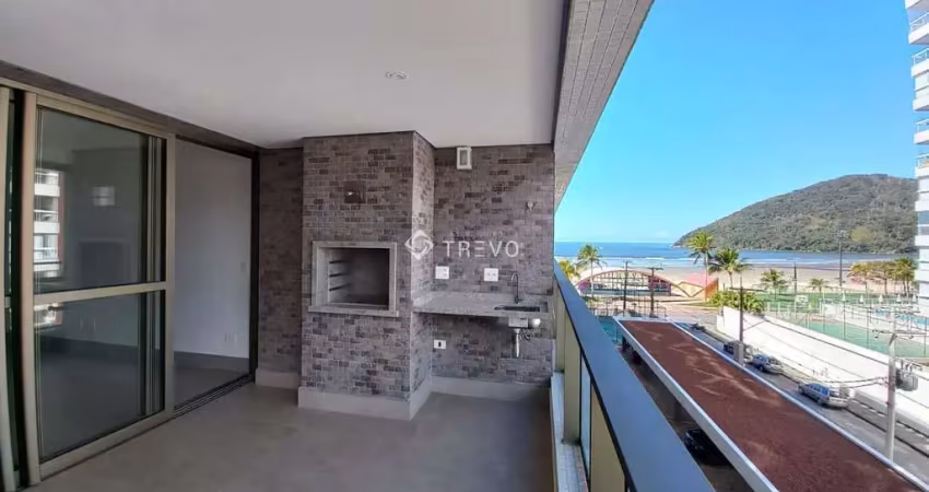Apartamento com vista para o mar à venda, 3 dorm, 3 wc, 2 vagas em bertioga/sp