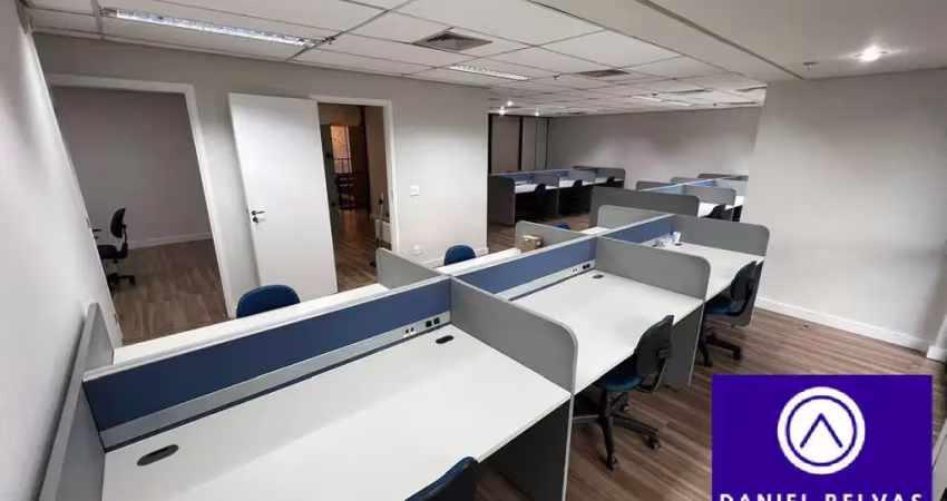 Conjunto  comercial mobiliado para  locação em alphaville