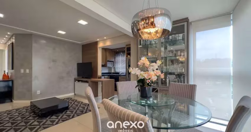Apartamento para locação mobiliado em blumenau com 2 dormitórios sendo uma suíte com 2 vagas.