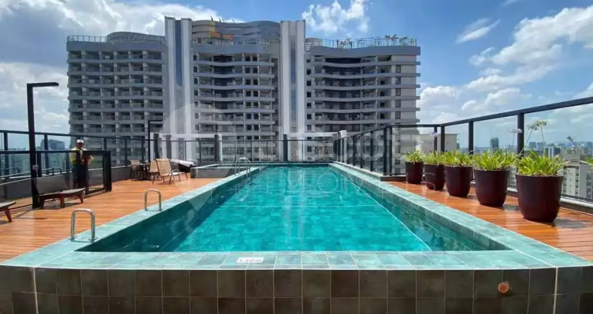 Studio com 25m² mobiliado para venda - brooklin /sp!