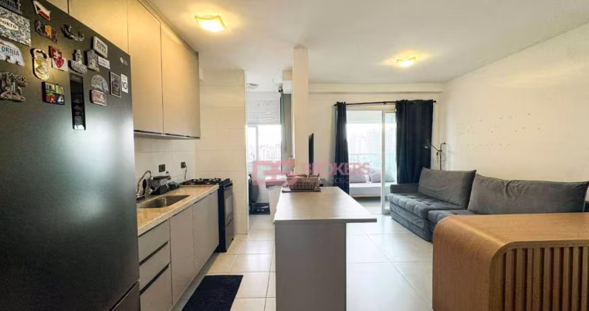 Apartamento com 1 dormitório, 56 m² - venda por R$ 720.000,00 ou aluguel por R$ 5.150,00/mês - Vila Ema - São José dos Campos/SP