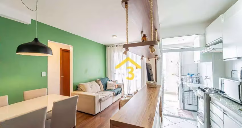 Apartamento com 3 dormitórios à venda, 60 m² por r$ 400.000,00 - granja viana - carapicuíba/sp