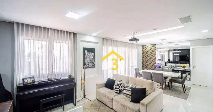 Apartamento com 3 dormitórios à venda, 136 m² por r$ 1.280.000,00 - mairarê reserva raposo - são paulo/sp