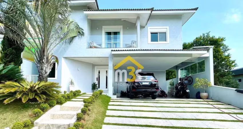 Casa à venda com 560m², 4 suítes e 4 vagas por r$ 2.800.000,00 - cond. reserva santa maria – jandira/sp