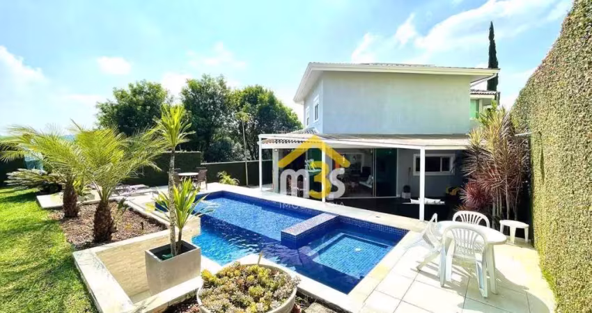 Casa à venda com 560m², 4 suítes e 4 vagas por r$ 2.800.000,00 - cond. reserva santa maria – jandira/sp