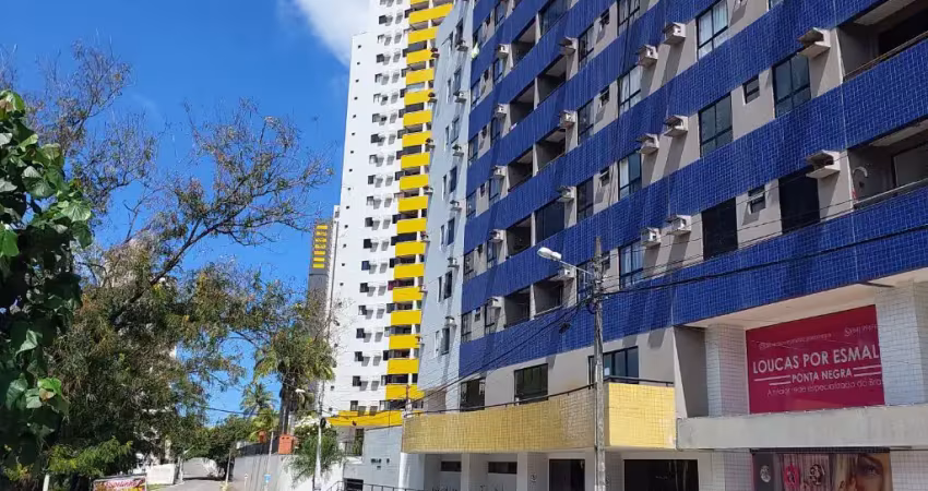 Aluguel de apartamento com 2/4 sendo uma suíte, 55 m², cond. therramare - ponta negra