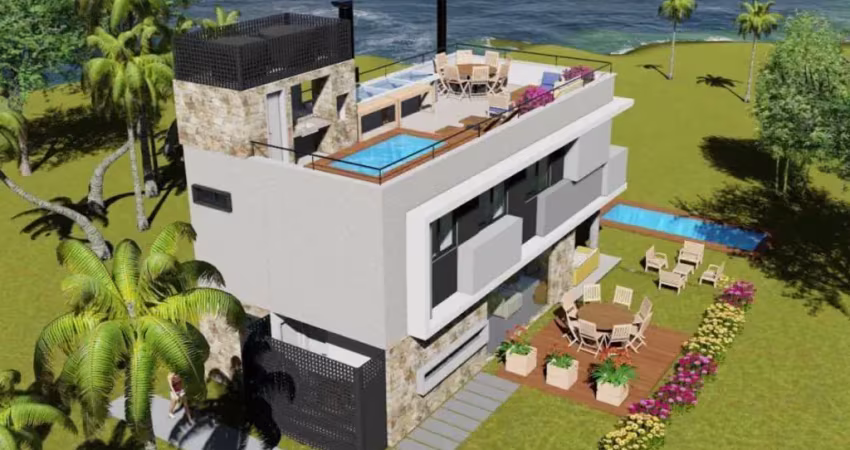 Venda de casa duplex 420m², 4/4 cond. enseada de búzios – nísia floresta/rn