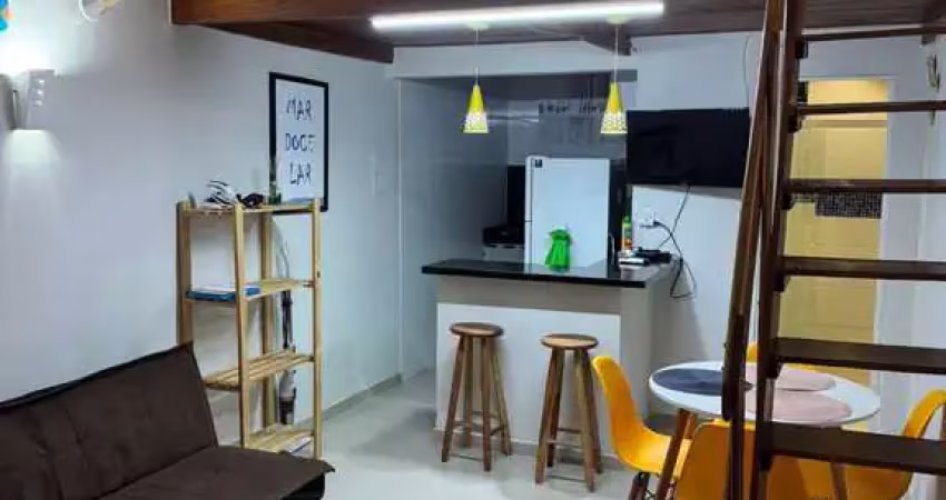 Incrível loft em condomínio com lazer localizado próximo á praia no bairro jardim porto novo em caraguatatuba!