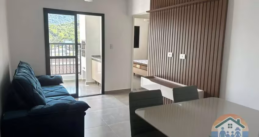 Excelente apartamento mobiliado localizado há 200 metros da praia no bairro martim de sá em caraguatatuba!