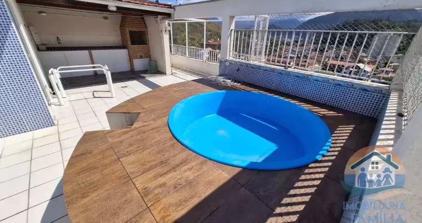 Incrível cobertura duplex com vista do mar localizada no bairro prainha em caraguatatuba!