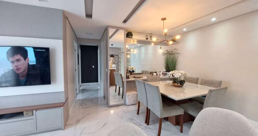 Apartamento lindo e aconchegante, finamente decorado, 3 quartos e garagem