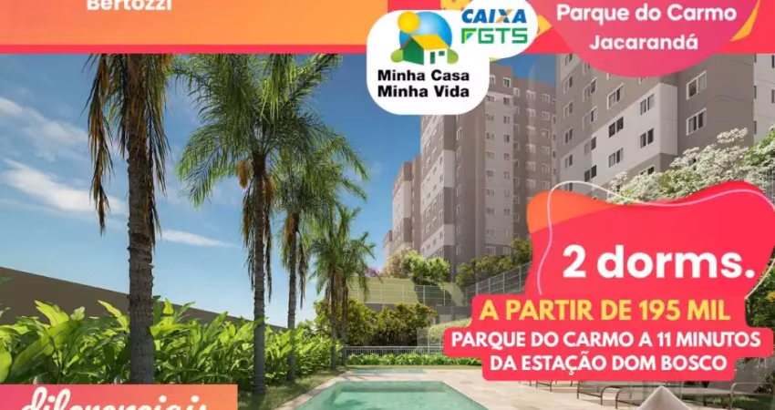 Apartamento com 2dorm. próximo a estação dom bosco-itaquera