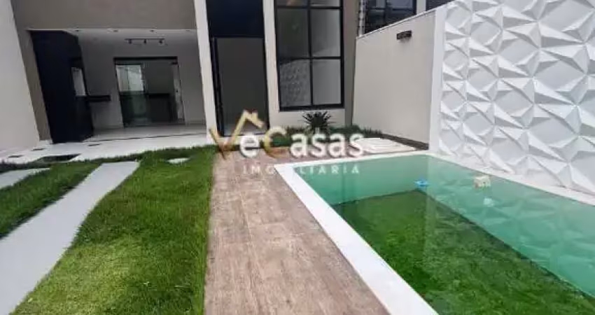 Casa alto padrão ouro verde com piscina e amplo quintal