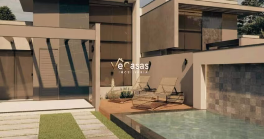 Casa Linear com 4 Quartos e Espaço Gourmet | Rio das Ostras/RJ Jardim Mariléa ? 262,2m&#178;
