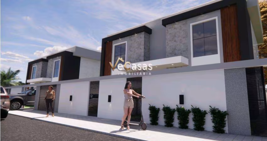 Lançamento duplex com 98 m&#178; no bairro Floresta das Gaivotas