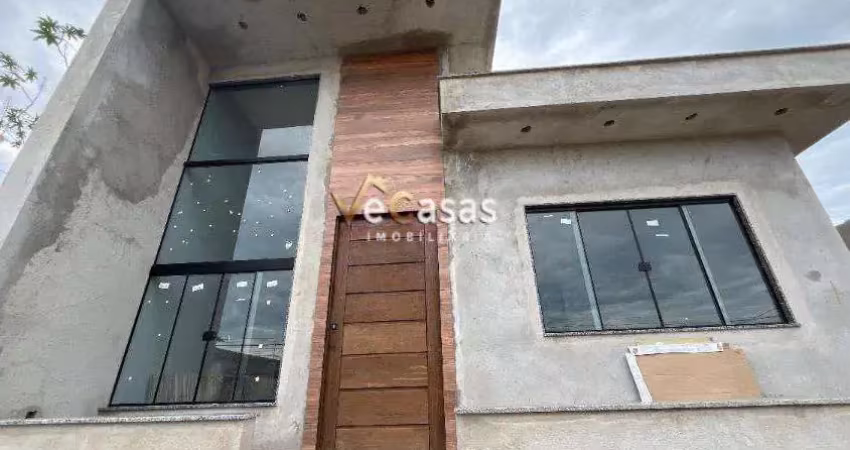Casa linear colinas com suite e espaço gourmet amplo quintal