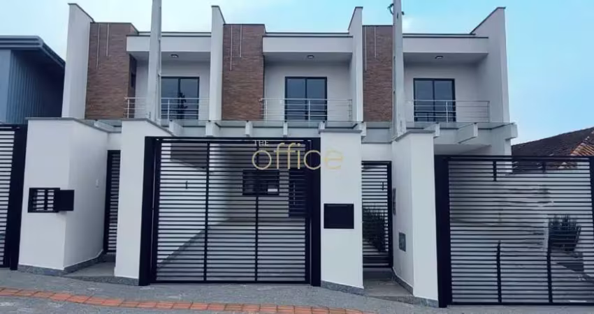 Imperdível sobrado geminado no bairro costa e silva - 03 quartos, 01 suíte, 2 salas, 2 banheiros, 2 vagas de garagem, 142m² - joinville-sc