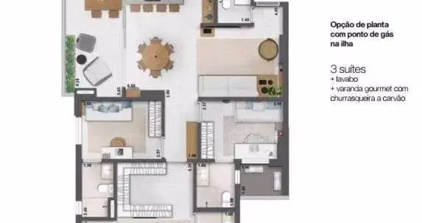Apartamento com 3 quartos à venda na Avenida Castelo Branco, 1340, Setor Bueno, Goiânia