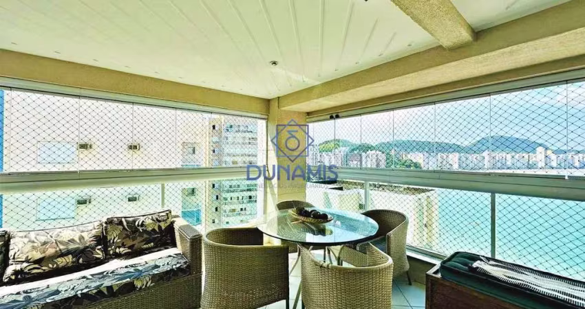 Magnífico apartamento à venda na praia das astúrias - frente mar - com lazer completo ***