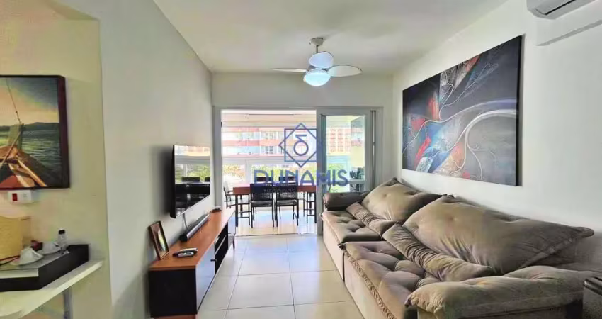 Apartamento com 3 dormitórios à venda, 110 m² por r$ 1.050.000,00 - praia pitangueiras - guarujá/sp