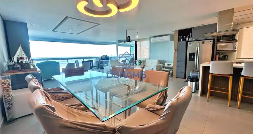 Apartamento frente total para o mar- praia das astúrias - com lazer completo
