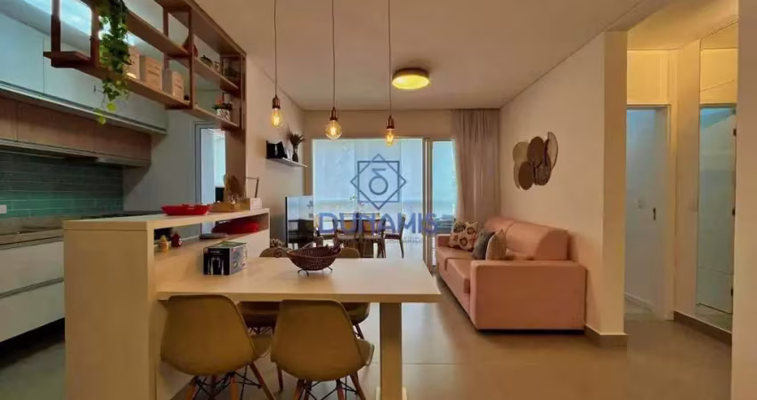 Maravilhoso apartamento na praia do tombo com lazer completo