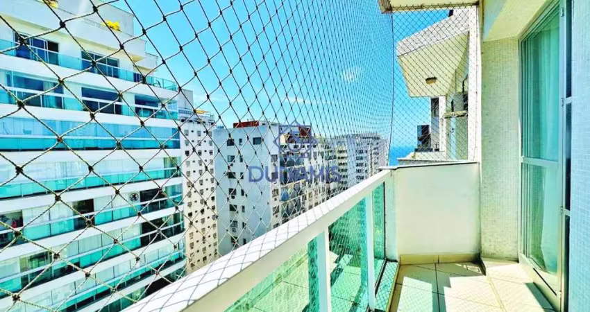 Oportunidade - apartamento conservado com vista mar a uma quadra da praia