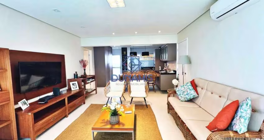 Apartamento à venda, 140 m² por r$ 1.200.000,00 - barra funda - guarujá/sp