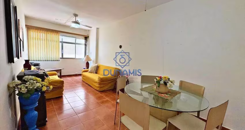 Apartamento a venda - 02 quadra da praia com sacada e vaga de garagem- pitangueiras  - guarujá
