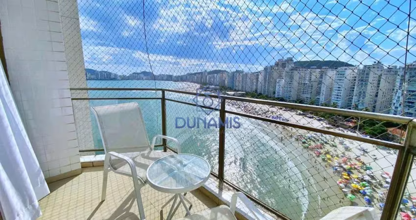 Lindo apartamento à venda - praia das pitangueiras, vista mar