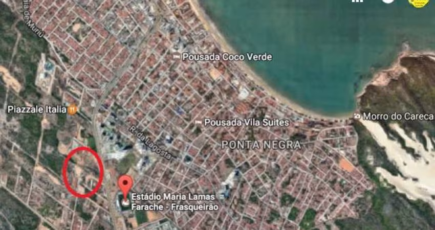Terreno para vender em Ponta Negra, 200 mts da rota do Sol, excelente localização.