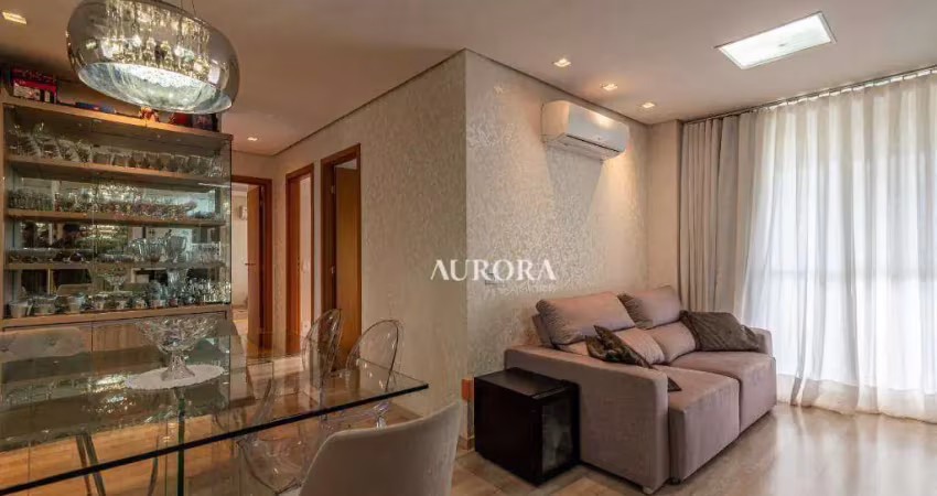 Apartamento com 3 dormitórios à venda, 78 m² por r$ 645.000,00 - gleba palhano - londrina/pr