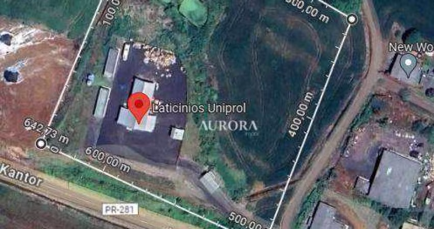 Área à venda, 27098 m² por R$ 4.900.000,00 - Parque Industrial - Chopinzinho/PR