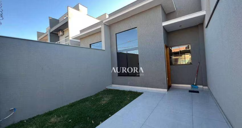 Casa com 3 dormitórios à venda, 81 m² por R$ 435.000,00 - Loteamento Chamonix - Londrina/PR