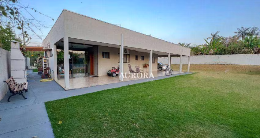 Chácara no Condomínio Estância Cabral com 2 dormitórios à venda, 1500 m² por R$ 1.300.000 - Condomínio Estancia Cabral - Cambé/PR