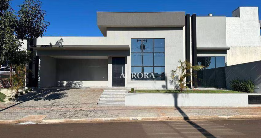 Casa no Condomínio Morada das Flore com 3 dormitórios à venda, 162 m² por R$ 1.050.000 - Loteamento Morada das Flores - Cambé/PR