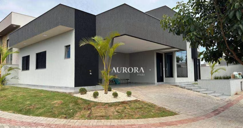 Casa no Condomínio Morada das Flores - Cambé com 3 dormitórios à venda, 156 m² por R$ 1.290.000