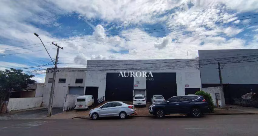 Barracão, 750 m² - venda por r$ 2.000.000,00 ou aluguel por r$ 12.000,00/mês - indústrias leves - londrina/pr