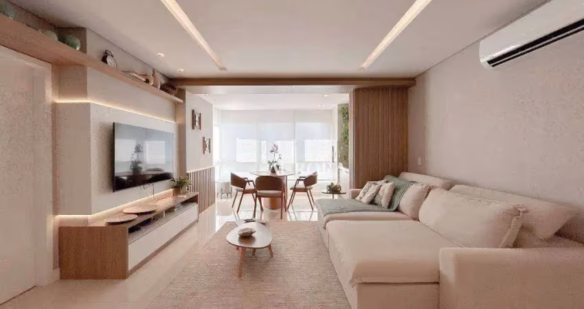 Apartamento no edifício vert com 3 dormitórios à venda, 110 m² por r$ 1.200.000 - gleba palhano - londrina/pr