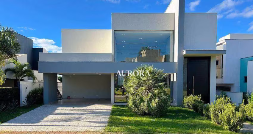 Casa no condomínio sun lake com 4 dormitórios à venda, 349 m² por r$ 3.850.000 - sun lake residence - londrina/pr