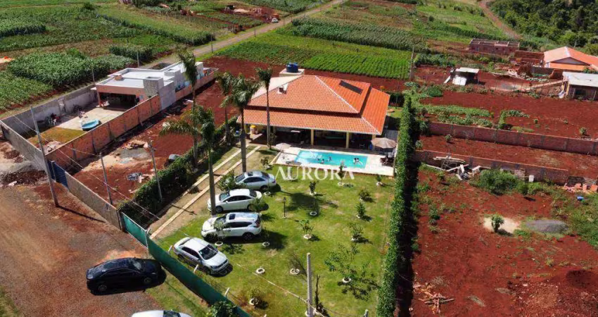 Chácara à venda, 1047 m² por r$ 790.000,00 - patrimônio são luiz - londrina/pr