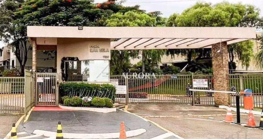 Casa no condomínio ilha bela   com 3 dormitórios à venda, 57 m² por r$ 230.000 - jardim morumbi - londrina/pr