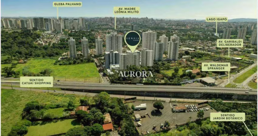 Apartamento no edifício sensia com 2 dormitórios à venda, 56 m² por r$ 510.000 - aurora - londrina/pr