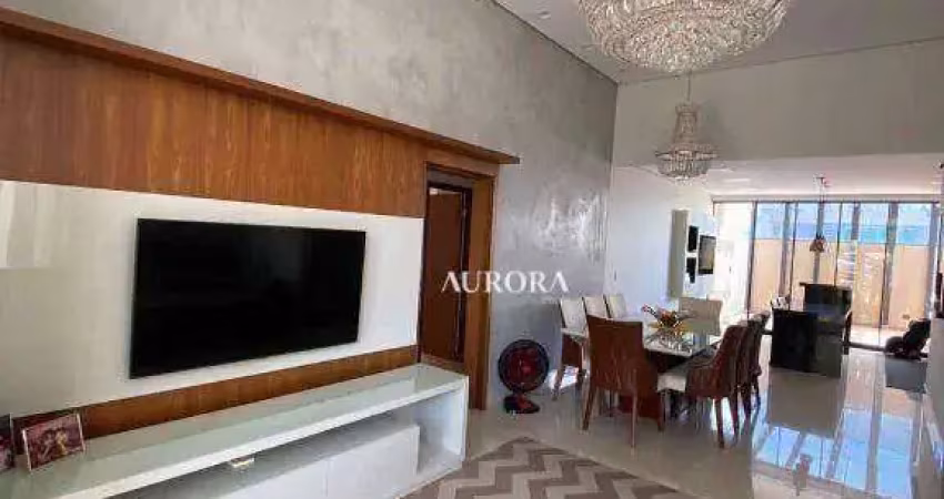 Casa no condomínio royal forest com 3 dormitórios à venda, 210 m² por r$ 1.690.000 - royal park residence & resort - londrina/pr